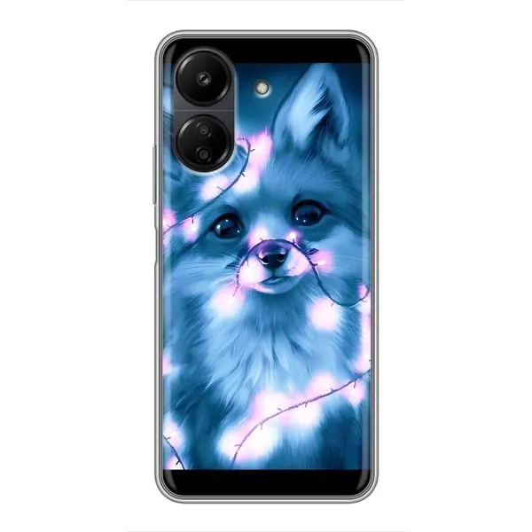 Чехол с принтом «Яркая лисичка» для Xiaomi Redmi 13C