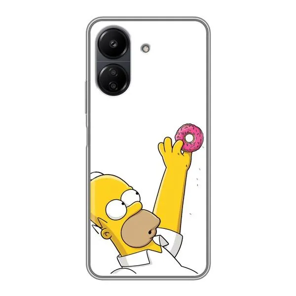 Чехол с принтом «Гомер с пончиком» для Xiaomi Redmi 13C