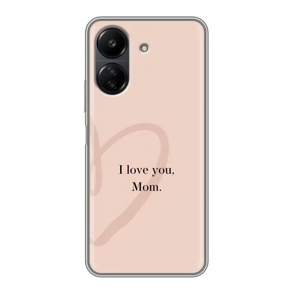 Чехол с принтом «Сердце маме» для Xiaomi Redmi 13C