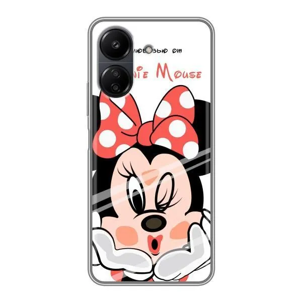 Чехол с принтом «Маус Минни» для Xiaomi Redmi 13C