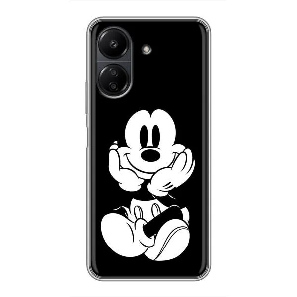 Чехол с принтом «Микки на черном» для Xiaomi Redmi 13C