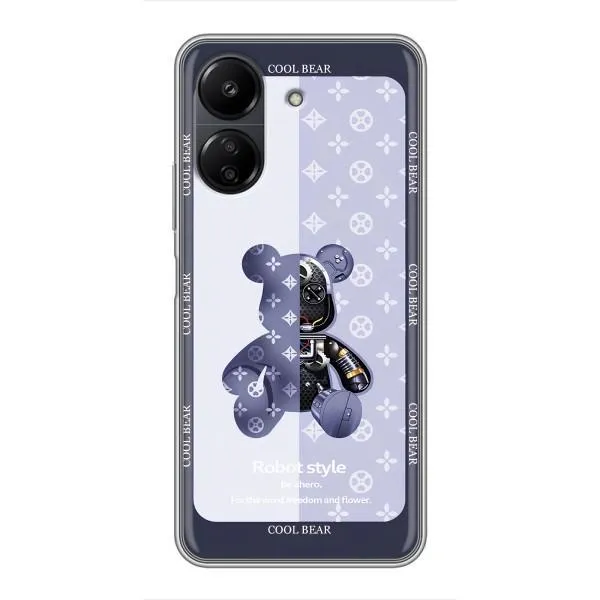 Чехол с принтом «Медвежонок LV» для Xiaomi Redmi 13C