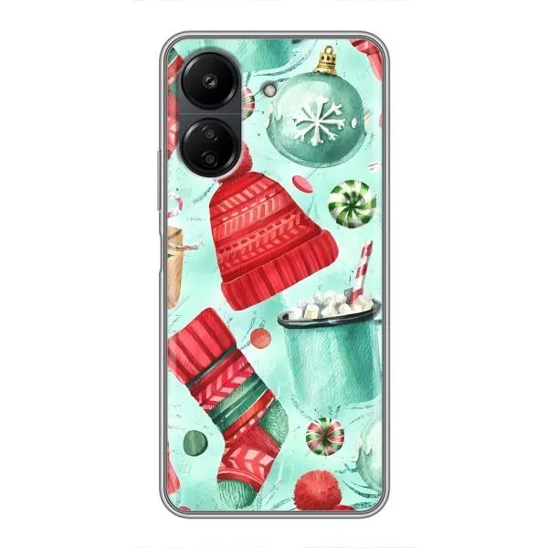 Чехол с принтом «Одежда НГ» для Xiaomi Redmi 13C