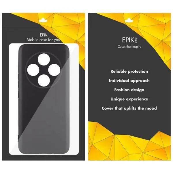 Чехол TPU Epik Black Full Camera для Xiaomi Redmi 14C / Poco C75 — Черный — фото 3