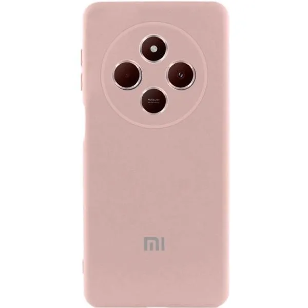 Чехол Silicone Cover Lakshmi Full Camera (AAA) with Logo для Xiaomi Redmi 14C / Poco C75 — Розовый — фото 1