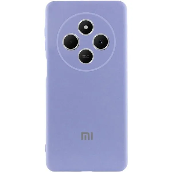 Чехол Silicone Cover Lakshmi Full Camera (AAA) with Logo для Xiaomi Redmi 14C / Poco C75 — Сиреневый — фото 1