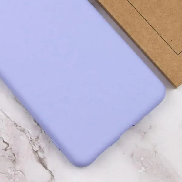 Чехол Silicone Cover Lakshmi Full Camera (AAA) with Logo для Xiaomi Redmi 14C / Poco C75 — Сиреневый — фото 3