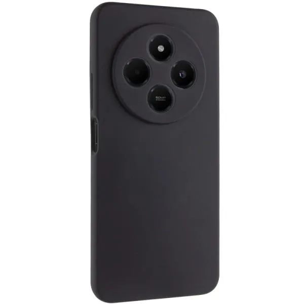 Чехол Silicone Cover Lakshmi Full Camera (AAA) для Xiaomi Redmi 14C / Poco C75 — Черный — фото 1