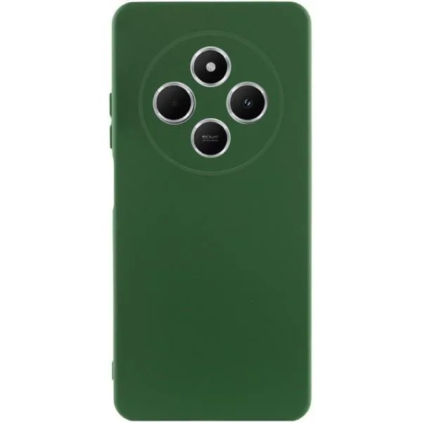 Чехол Silicone Cover Lakshmi Full Camera (AAA) для Xiaomi Redmi 14C / Poco C75 — Зеленый — фото 3