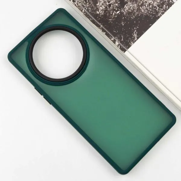 Чехол TPU+PC Lyon Frosted для Xiaomi Redmi 14C / Poco C75 — Зеленый — фото 2