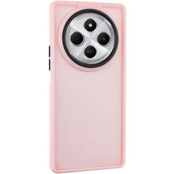 Чехол TPU+PC Lyon Frosted для Xiaomi Redmi 14C / Poco C75 — Розовый — фото 1