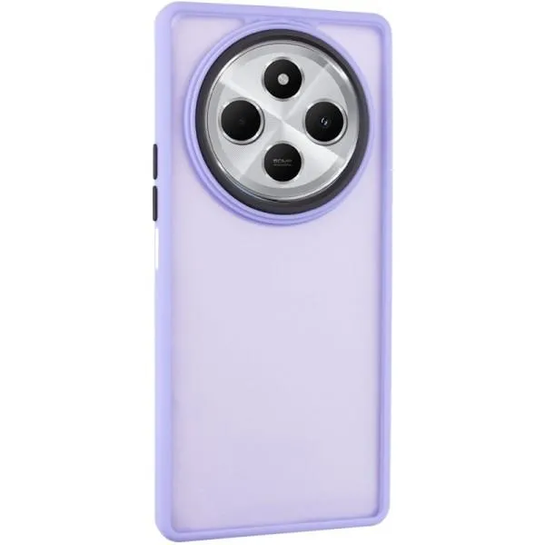 Чехол TPU+PC Lyon Frosted для Xiaomi Redmi 14C / Poco C75 — Фиолетовый — фото 1