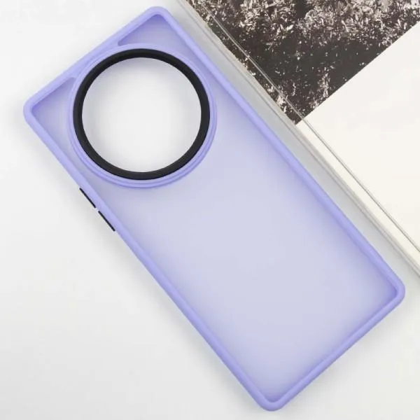 Чехол TPU+PC Lyon Frosted для Xiaomi Redmi 14C / Poco C75 — Фиолетовый — фото 2