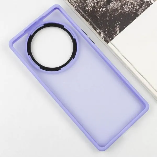 Чехол TPU+PC Lyon Frosted для Xiaomi Redmi 14C / Poco C75 — Фиолетовый — фото 3