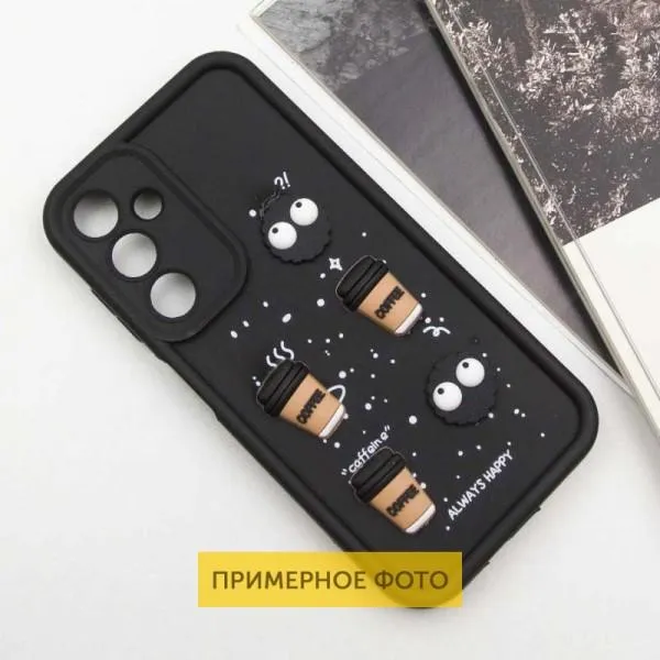 Чохол TPU Toys Case для Xiaomi Redmi 14C / Poco C75 — Чорний — фото 2