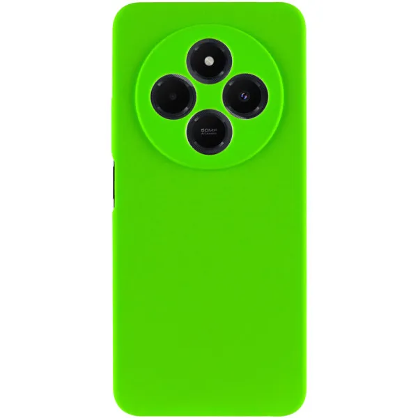 Чохол Silicone Cover Ummi Lakshmi Full Camera (AA) для Xiaomi Redmi 14C / Poco C75 — Салатовий — фото 2