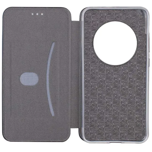 Шкіряний чохол-книжка Classy для Xiaomi Redmi 14C / Poco C75 — Темно-синій — фото 3