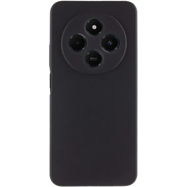 Чехол Silicone Cover Lakshmi Full Camera (AAA) для Xiaomi Redmi 14C / Poco C75 — Черный — фото 3