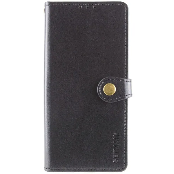 Кожаный чехол-книжка GETMAN Gallant (PU) для Xiaomi Redmi 14C / Poco C75 — Черный — фото 1 Кожаный чехол-книжка GETMAN Gallant (PU) для Xiaomi Redmi 14C / Poco C75 — Черный — фото 1
