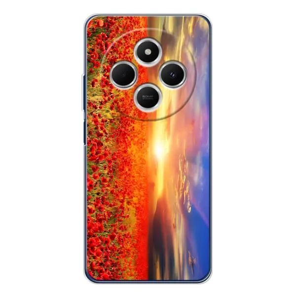 Чехол с принтом «Поле тюльпанов» для Xiaomi Redmi 14C