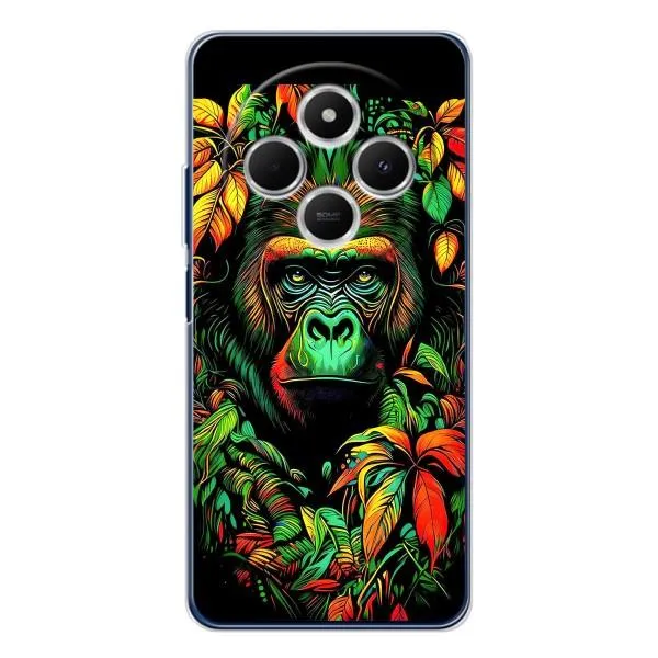 Чехол с принтом «Обезьяна в тропиках» для Xiaomi Redmi 14R 5G