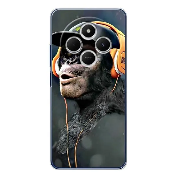 Чехол с принтом «В наушниках» для Xiaomi Redmi 14R 5G
