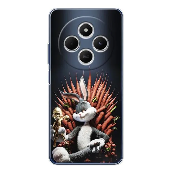 Чехол с принтом «Король Кролик» для Xiaomi Redmi 14R 5G