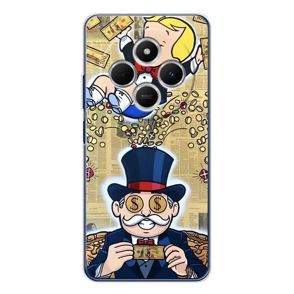 Чехол с принтом «Монополия Мен» для Xiaomi Redmi 14R 5G