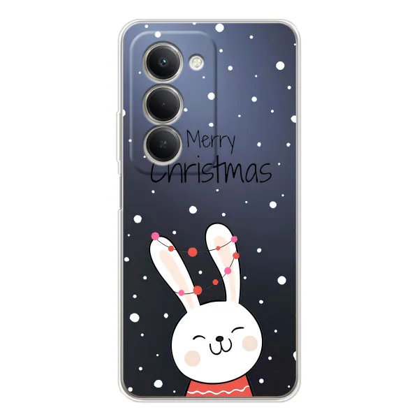 Чехол с принтом «Рождественский заяц» для Xiaomi Redmi 15 5G