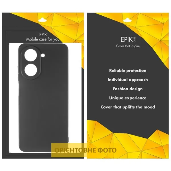Чехол TPU Epik Black Full Camera для Xiaomi Redmi 15 (EU) — Черный — фото 2 Чехол TPU Epik Black Full Camera для Xiaomi Redmi 15 (EU) — Черный — фото 2