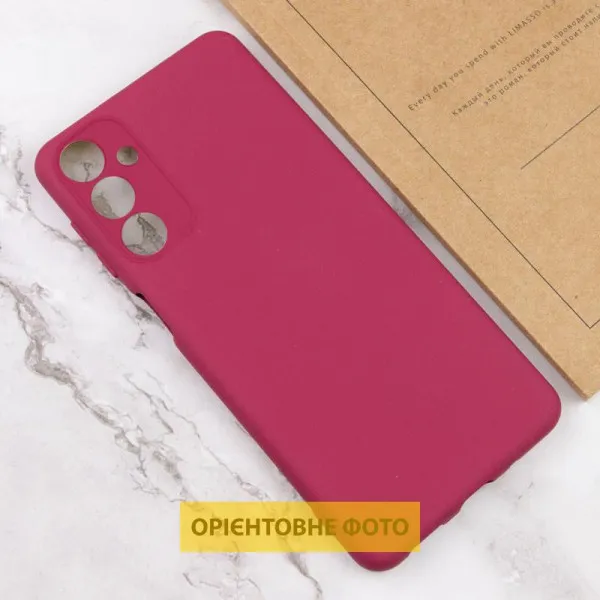 Чохол TPU GETMAN Liquid Silk Full Camera для Xiaomi Redmi 15 (EU) — Бордовий — фото 5