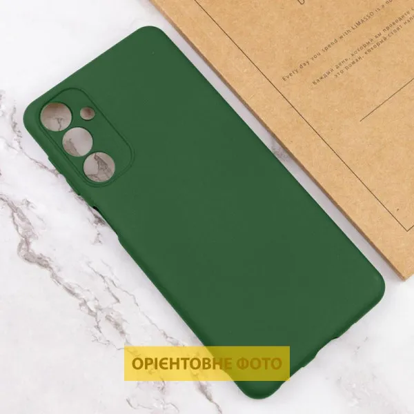 Чехол TPU GETMAN Liquid Silk Full Camera для Xiaomi Redmi 15 (EU) — Зеленый — фото 5