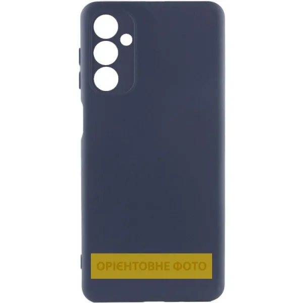 Чехол TPU GETMAN Liquid Silk Full Camera для Xiaomi Redmi 15 (EU) — Синий — фото 2