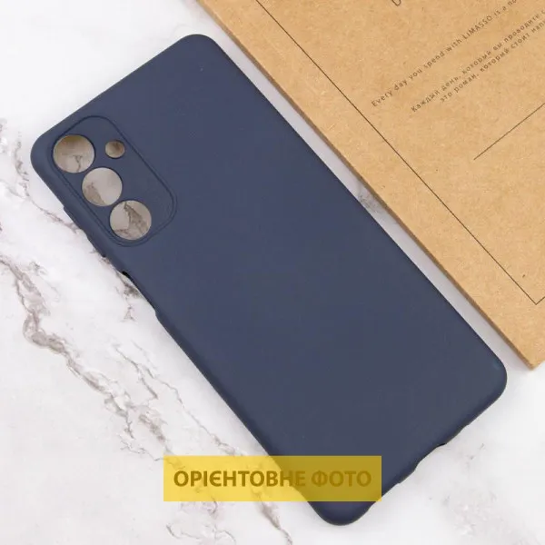Чехол TPU GETMAN Liquid Silk Full Camera для Xiaomi Redmi 15 (EU) — Синий — фото 5