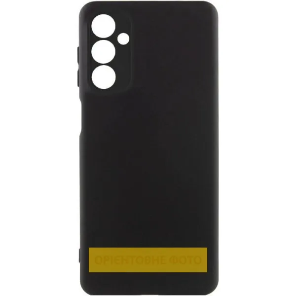 Чехол TPU GETMAN Liquid Silk Full Camera для Xiaomi Redmi 15 (EU) — Черный — фото 1