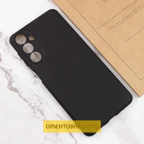 Чехол TPU GETMAN Liquid Silk Full Camera для Xiaomi Redmi 15 (EU) — Черный — фото 4