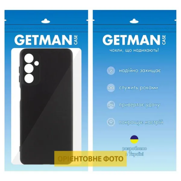 Чехол TPU GETMAN Liquid Silk Full Camera для Xiaomi Redmi 15 (EU) — Черный — фото 5