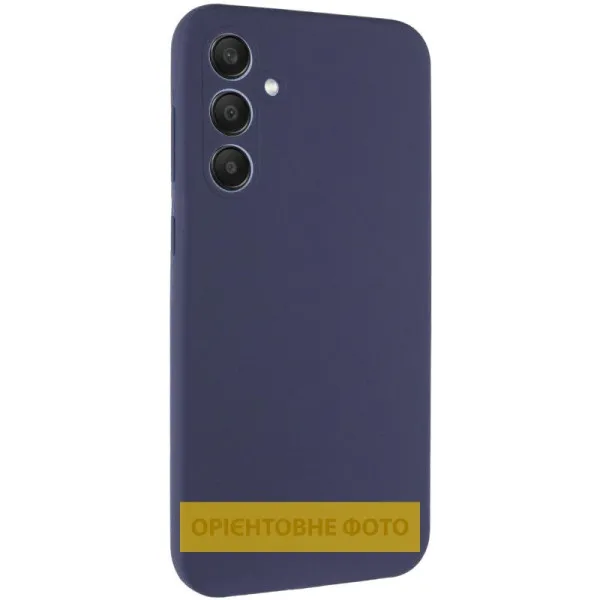 Чехол Silicone Cover Lakshmi Full Camera (AAA) для Xiaomi Redmi 15 (EU) — Темно-синий — фото 1
