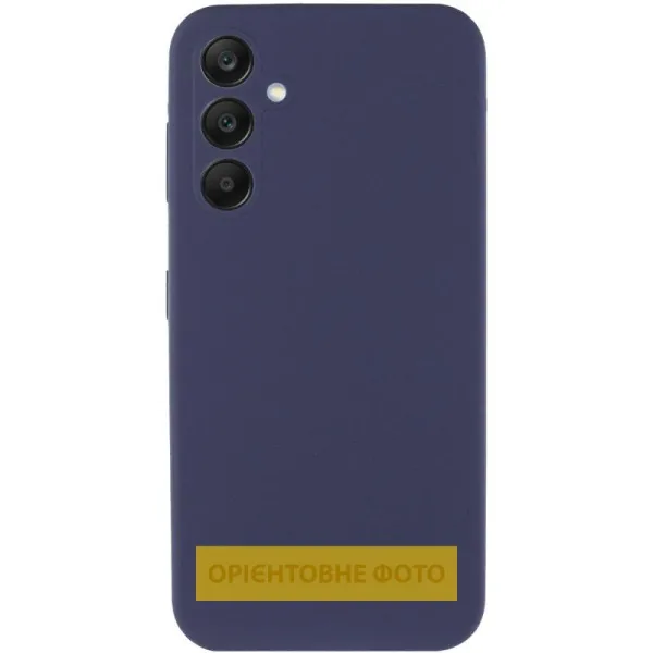 Чехол Silicone Cover Lakshmi Full Camera (AAA) для Xiaomi Redmi 15 (EU) — Темно-синий — фото 2
