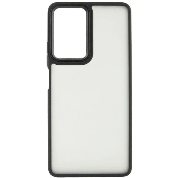 Чехол TPU+PC Lyon Frosted для Xiaomi Redmi 15 (EU) — Черный — фото 2