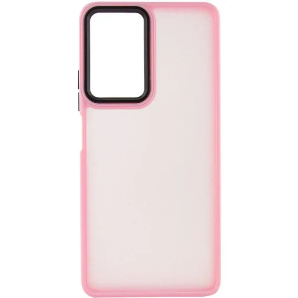 Чехол TPU+PC Lyon Frosted для Xiaomi Redmi 15 (EU) — Розовый — фото 2