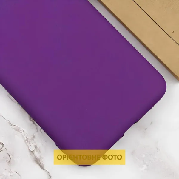 Чехол TPU GETMAN Liquid Silk Full Camera для Xiaomi Redmi 15 (EU) — Фиолетовый — фото 1