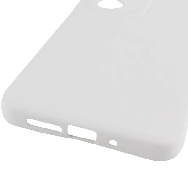 Чехол TPU GETMAN Liquid Silk Full Camera для Xiaomi Redmi 15 (EU) — Белый — фото 4