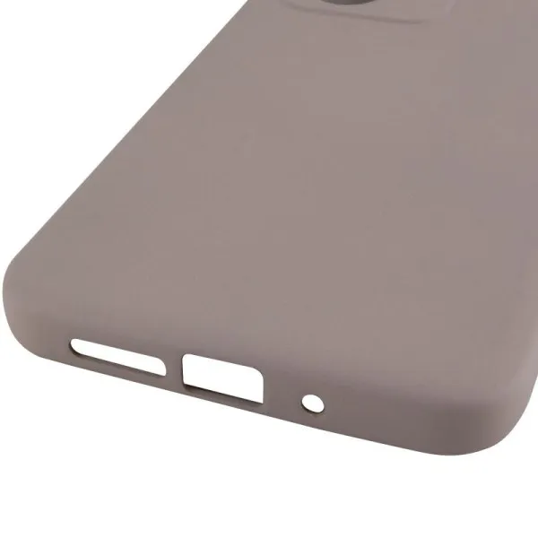 Чехол TPU GETMAN Liquid Silk Full Camera для Xiaomi Redmi 15 (EU) — Серый — фото 4