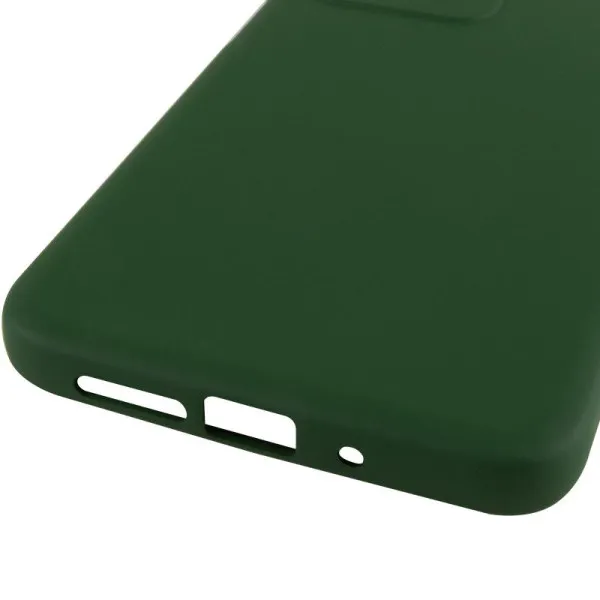 Чехол TPU GETMAN Liquid Silk Full Camera для Xiaomi Redmi 15 (EU) — Зеленый — фото 1