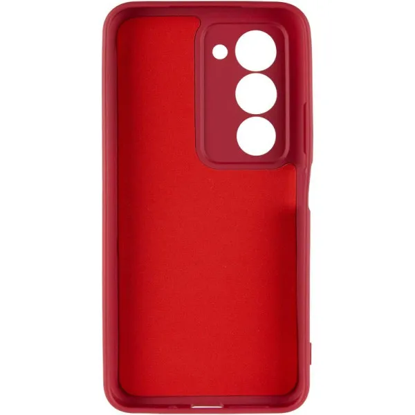 Чехол TPU GETMAN Liquid Silk Full Camera для Xiaomi Redmi 15 (EU) — Красный — фото 2