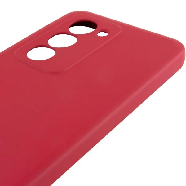 Чехол TPU GETMAN Liquid Silk Full Camera для Xiaomi Redmi 15 (EU) — Красный — фото 3