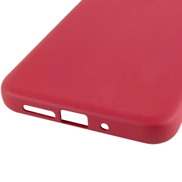 Чехол TPU GETMAN Liquid Silk Full Camera для Xiaomi Redmi 15 (EU) — Красный — фото 4
