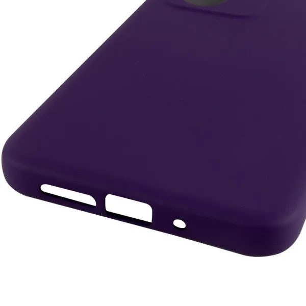 Чехол TPU GETMAN Liquid Silk Full Camera для Xiaomi Redmi 15 (EU) — Фиолетовый — фото 4