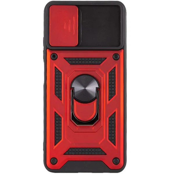 Чехол Ummi Camshield Serge Ring для Xiaomi Redmi 15 (EU) — Красный — фото 4